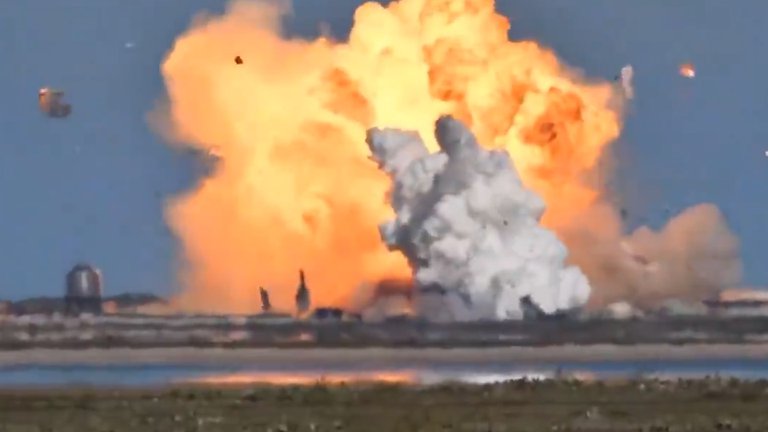 El nuevo prototipo de cohete de SpaceX explotó durante el aterrizaje