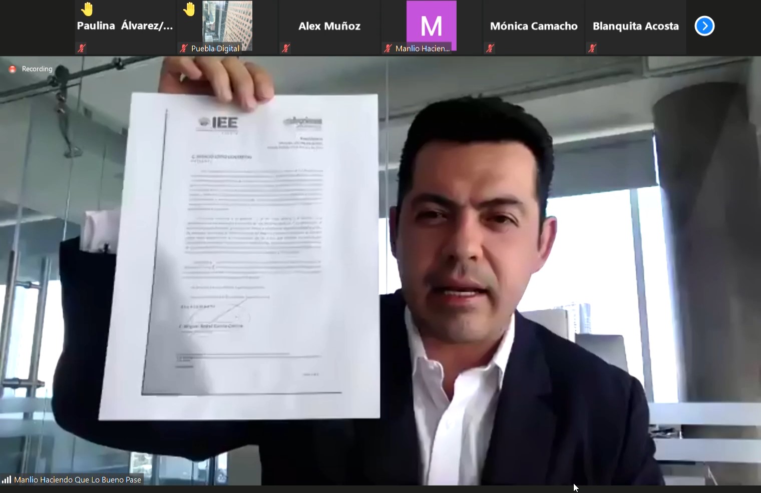 Manlio López descarta que sentencia del TEEP ponga en riesgo su aspiración por la alcaldía de Puebla