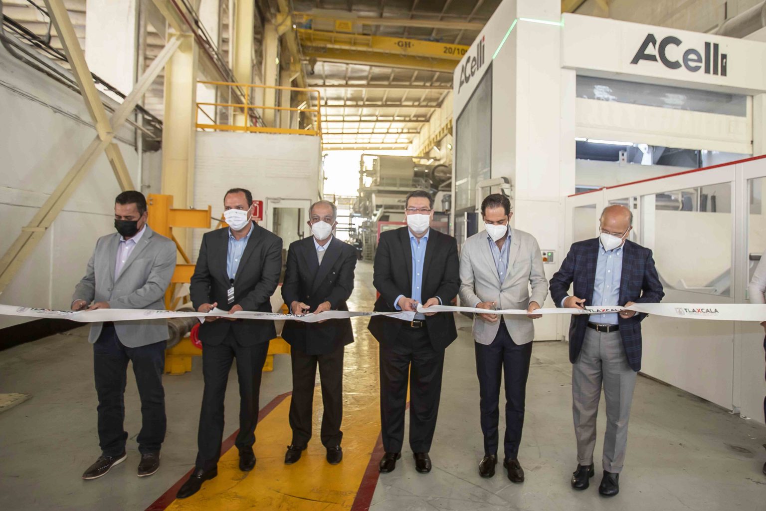 Marco Mena inaugura empresa Blue Tissue; sigue llegando inversión a Tlaxcala