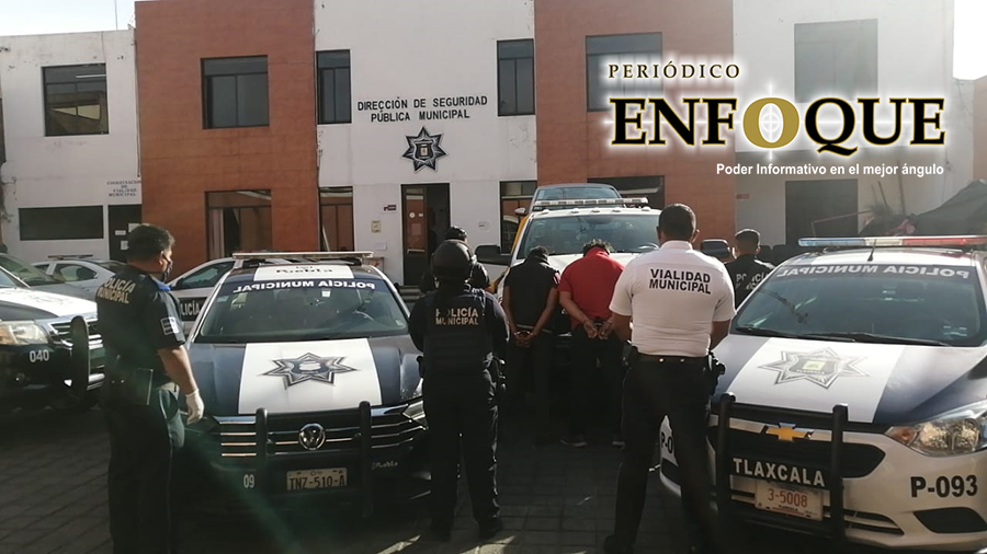 Atrapan en Tlaxcala a tres poblanos acusados de robo