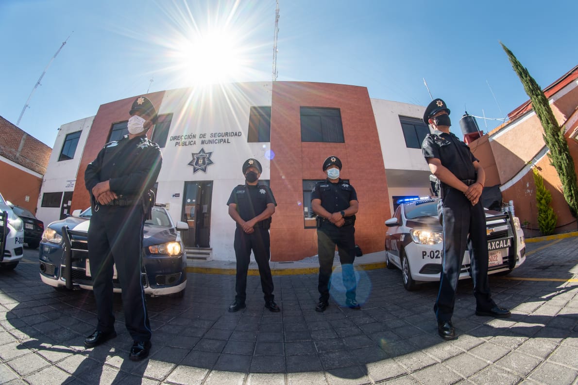 Refuerzan acciones de seguridad en la capital tlaxcalteca 