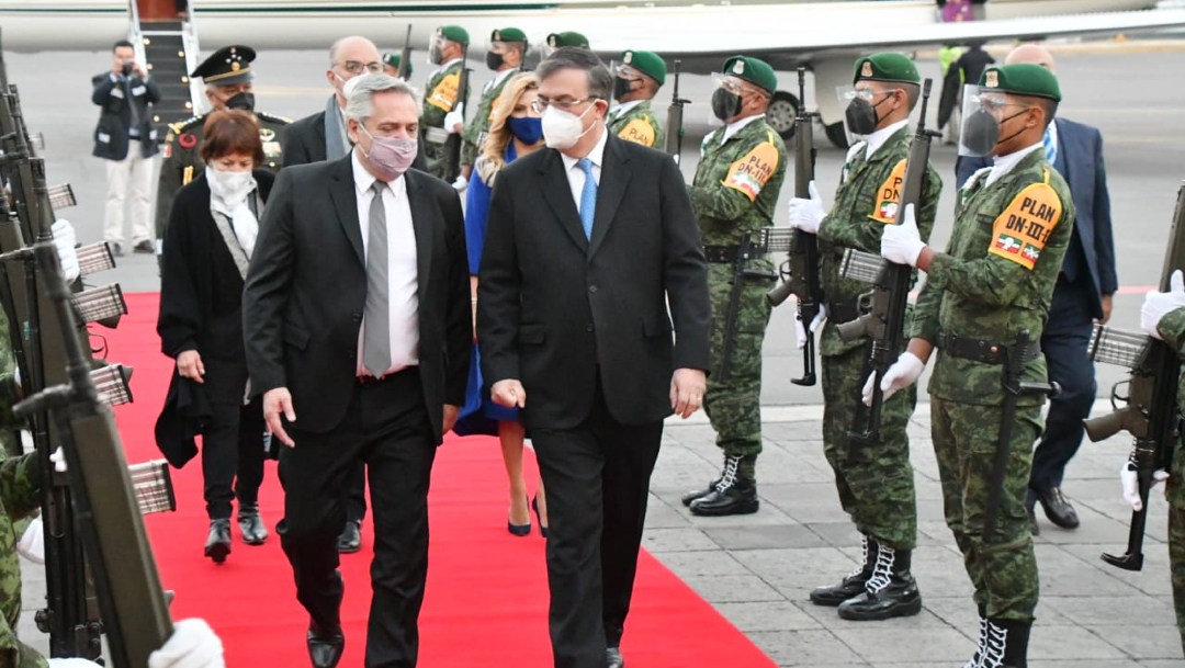 Llega a México el presidente argentino Alberto Fernández
