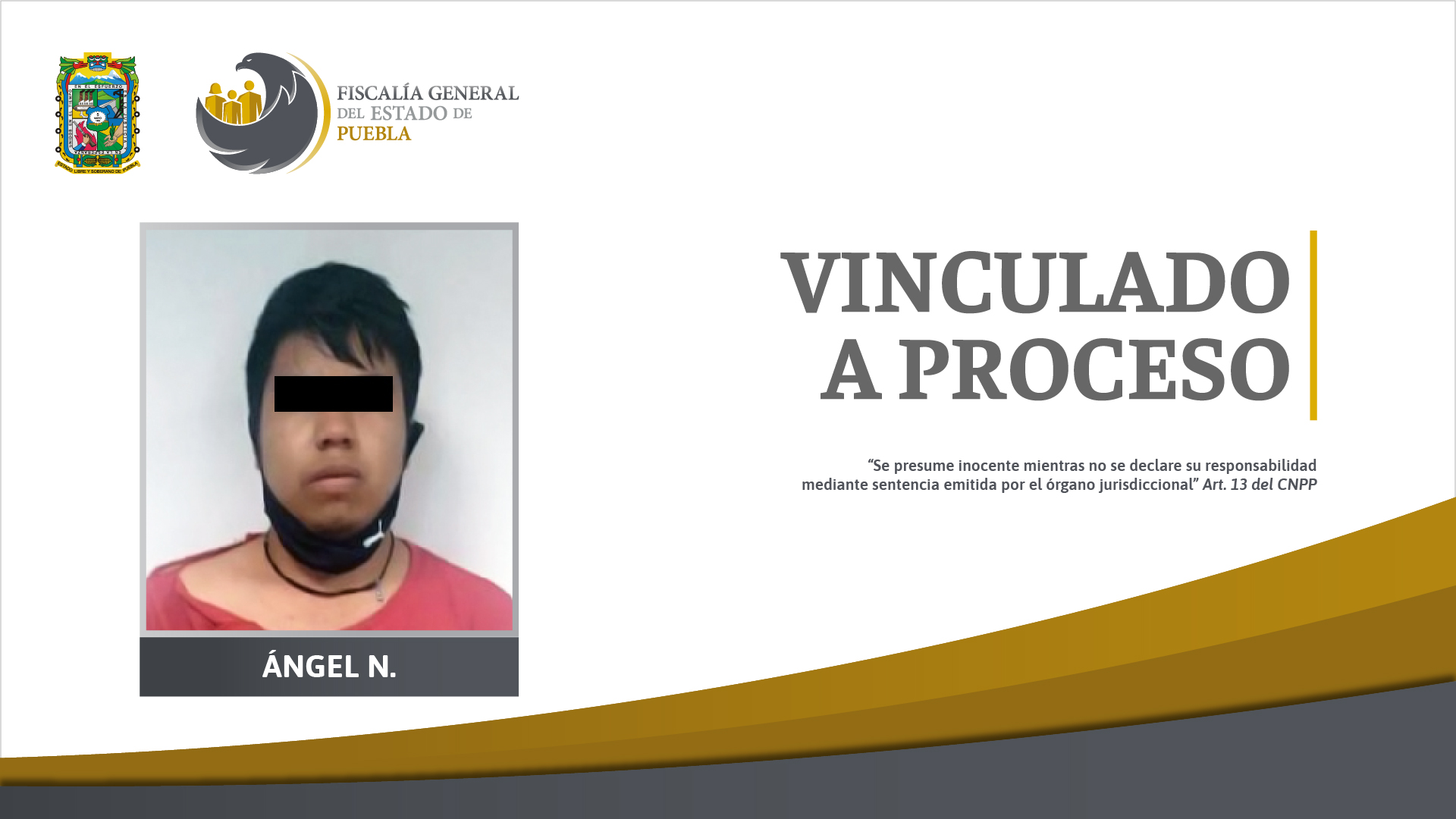  Ángel N. vinculado a proceso por delitos de violencia familiar, lesiones calificadas y privación ilegal de la libertad
