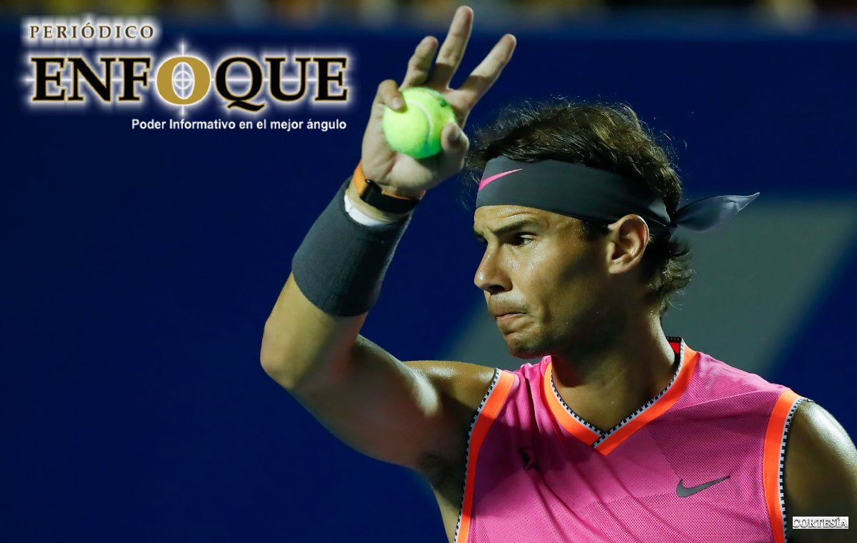 Rafael Nadal no participará en el Abierto Mexicano de Tenis.