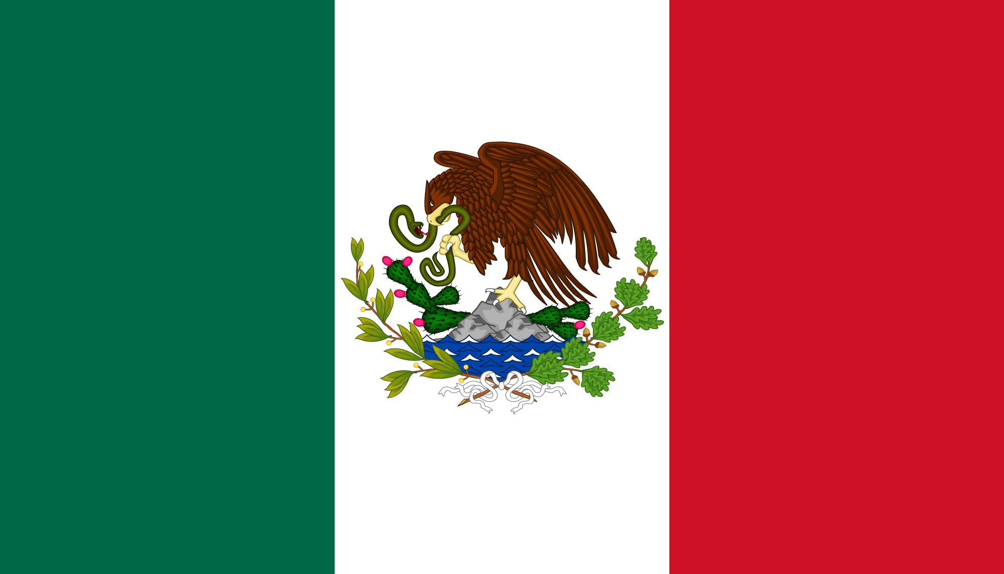 Bandera de México 1916 1934