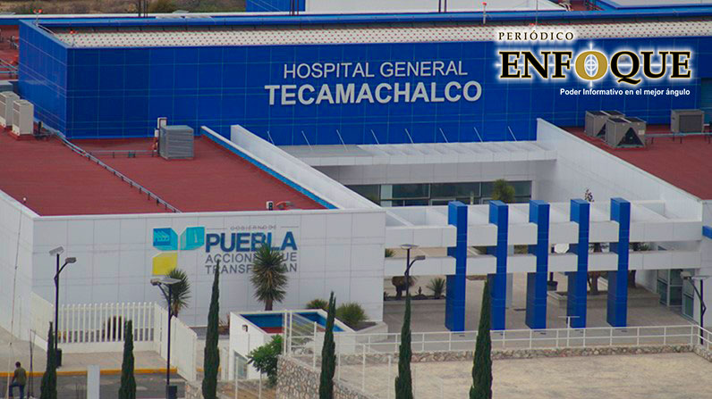 El Hospital General de Tecamachalco se encuentra al 33 % de su capacidad, con una tendencia a la baja