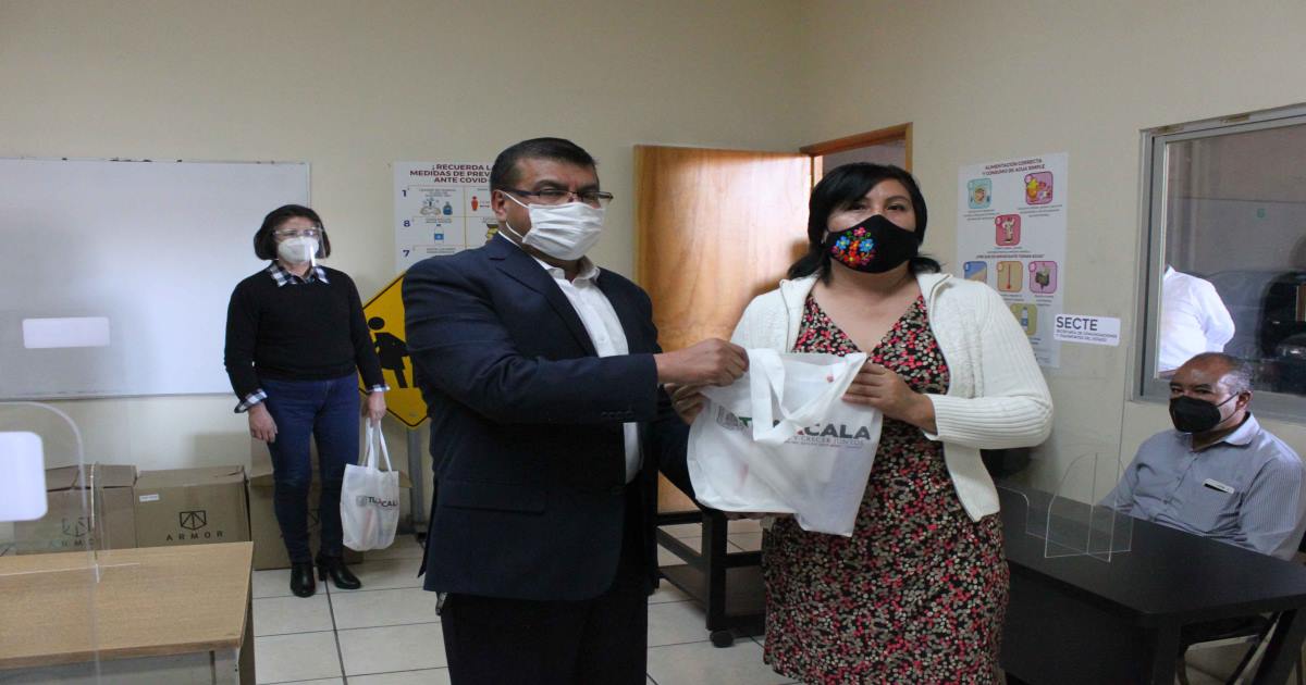 Entrega SECTE 4 mil paquetes de protección a operadores del transporte público