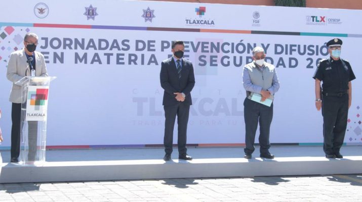 Inician “Jornadas De Prevención y difusión en materia de seguridad” en la capital tlaxcalteca