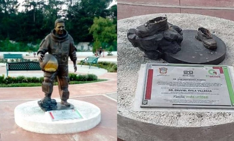 Estatua del astronauta mexicano José Hernández es robada