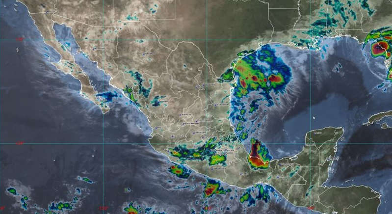 Onda Tropical 8 causará lluvias intensas en Oaxaca, Puebla y Veracruz