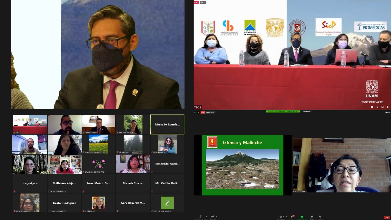 Presentan UATx y UNAM resultados de investigaciones sobre la conservación de La Malinche