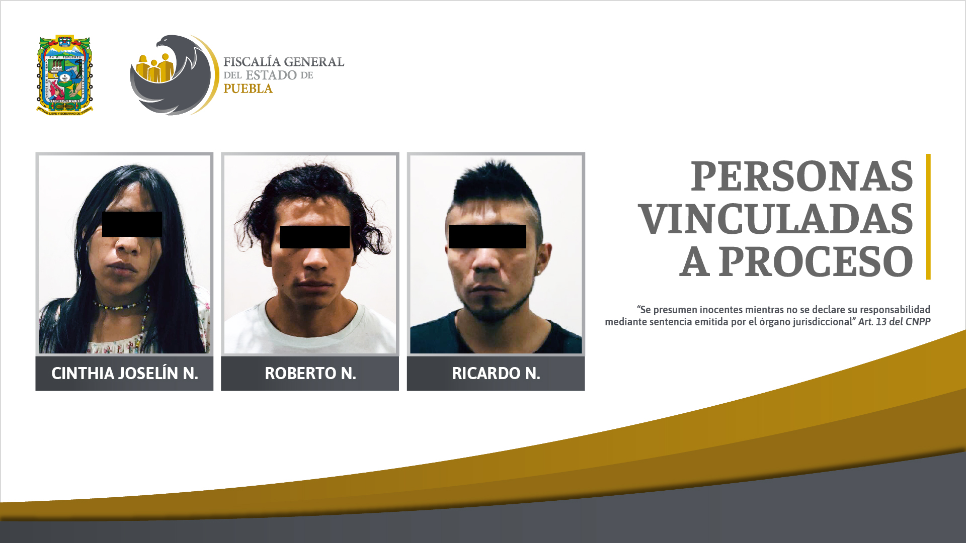 Prisión a 3 personas por posesión de más de 120 dosis de droga