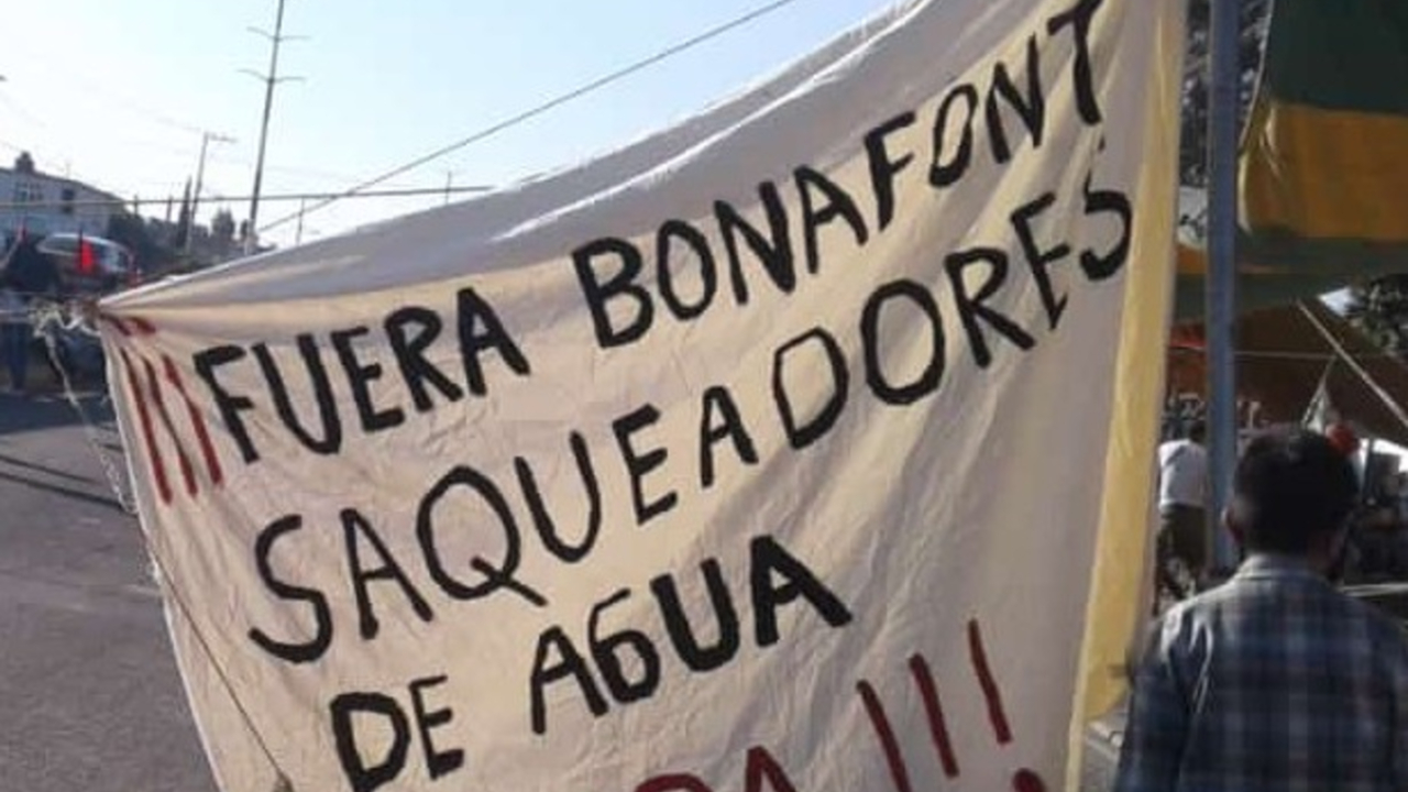 Bonafont solicita la reapertura y liberación de su planta embotelladora de Juan C Bonilla