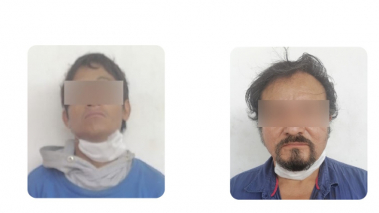 Policía Estatal detiene a dos presuntos Narcomenudistas en Coronango