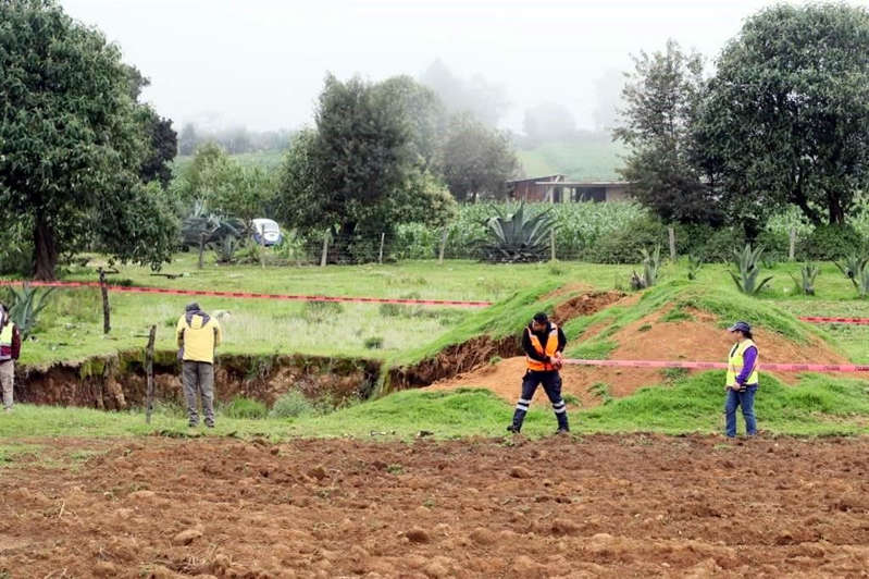 Y ahora se hunde la tierra en Puebla