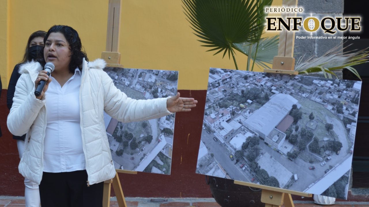 Karina Pérez Popoca niega tener algún interés en el Predio que otorgó el Congreso del Estado a una Asociación Civil de Tlaxcalancingo  