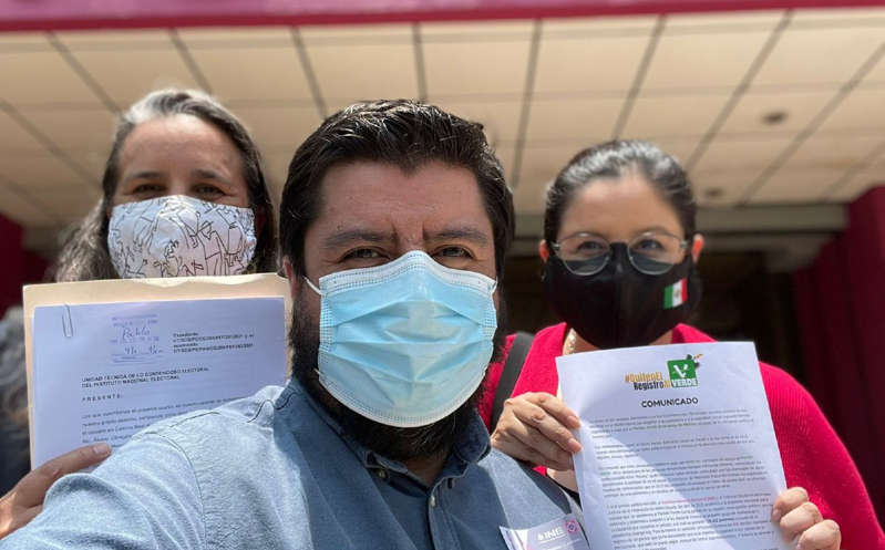 Activistas piden retirar registro del Partido Verde por faltas: INE