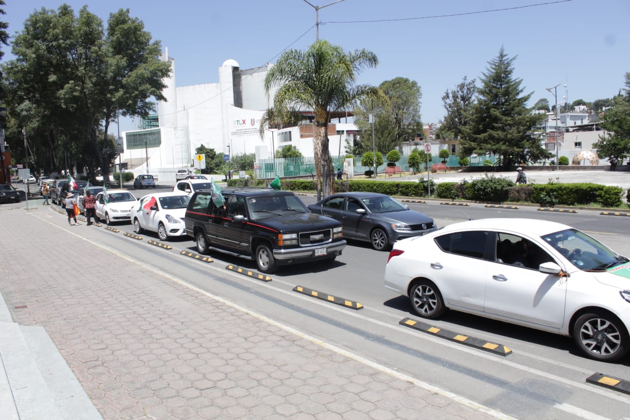 Poca participación de tlaxcaltecas en caravana de FRENAA 