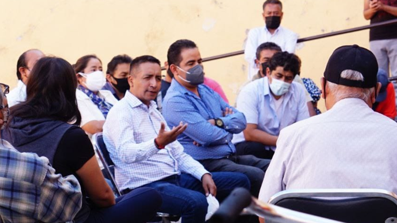 Edmundo Tlatehui sostuvo mesas de diálogos con residentes sandreseños de distintas juntas auxiliares