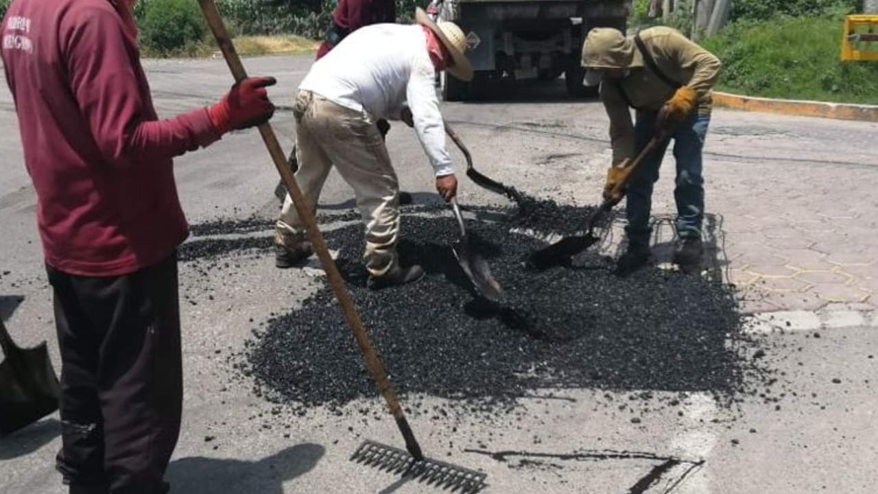 Secretaría de Servicios Públicos de San Andrés Cholula realizo diversas tareas en materia de desarrollo urbano