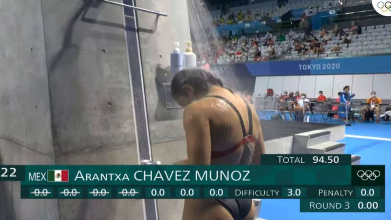 Arantxa Chávez queda fuera de Tokio 2020 tras fallido clavado 