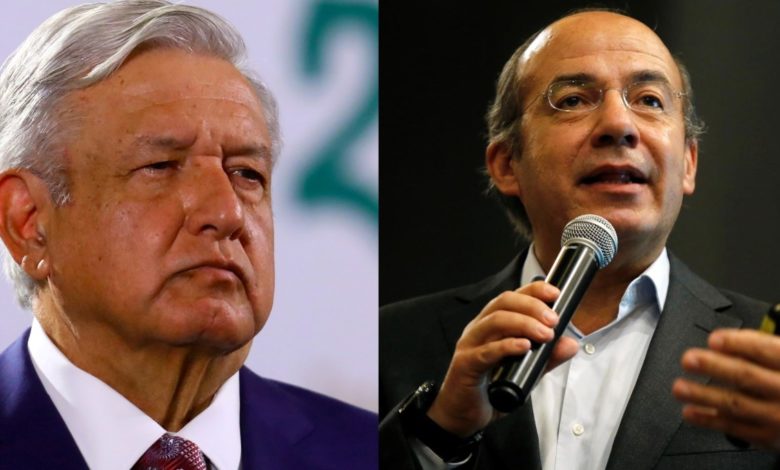 AMLO desea pronta recuperación a Felipe Calderón tras contagiarse de COVID-19