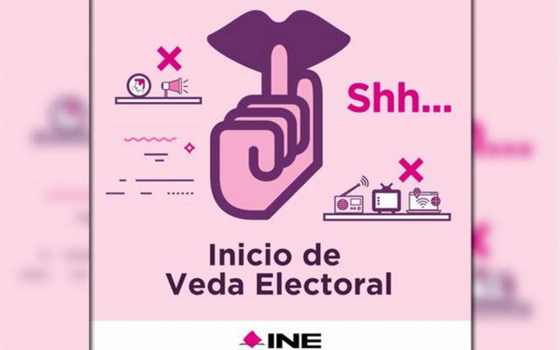 Actores políticos cumplen con veda electoral