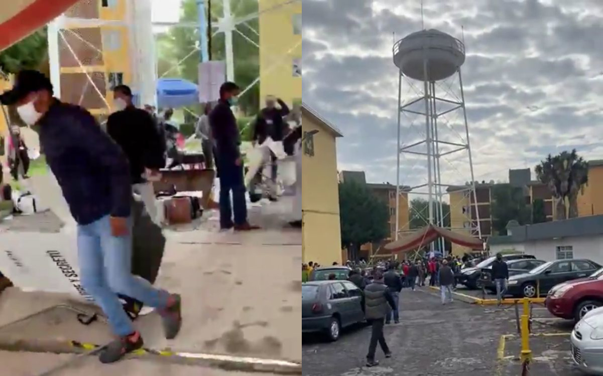 Robaron con violencia urnas en Estado de México 