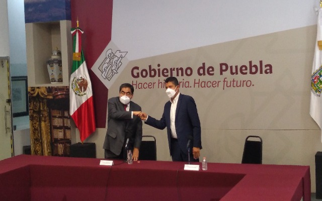 Se reúne Miguel Barbosa con Eduardo Rivera y acuerdan trabajar sin distinciones partidistas