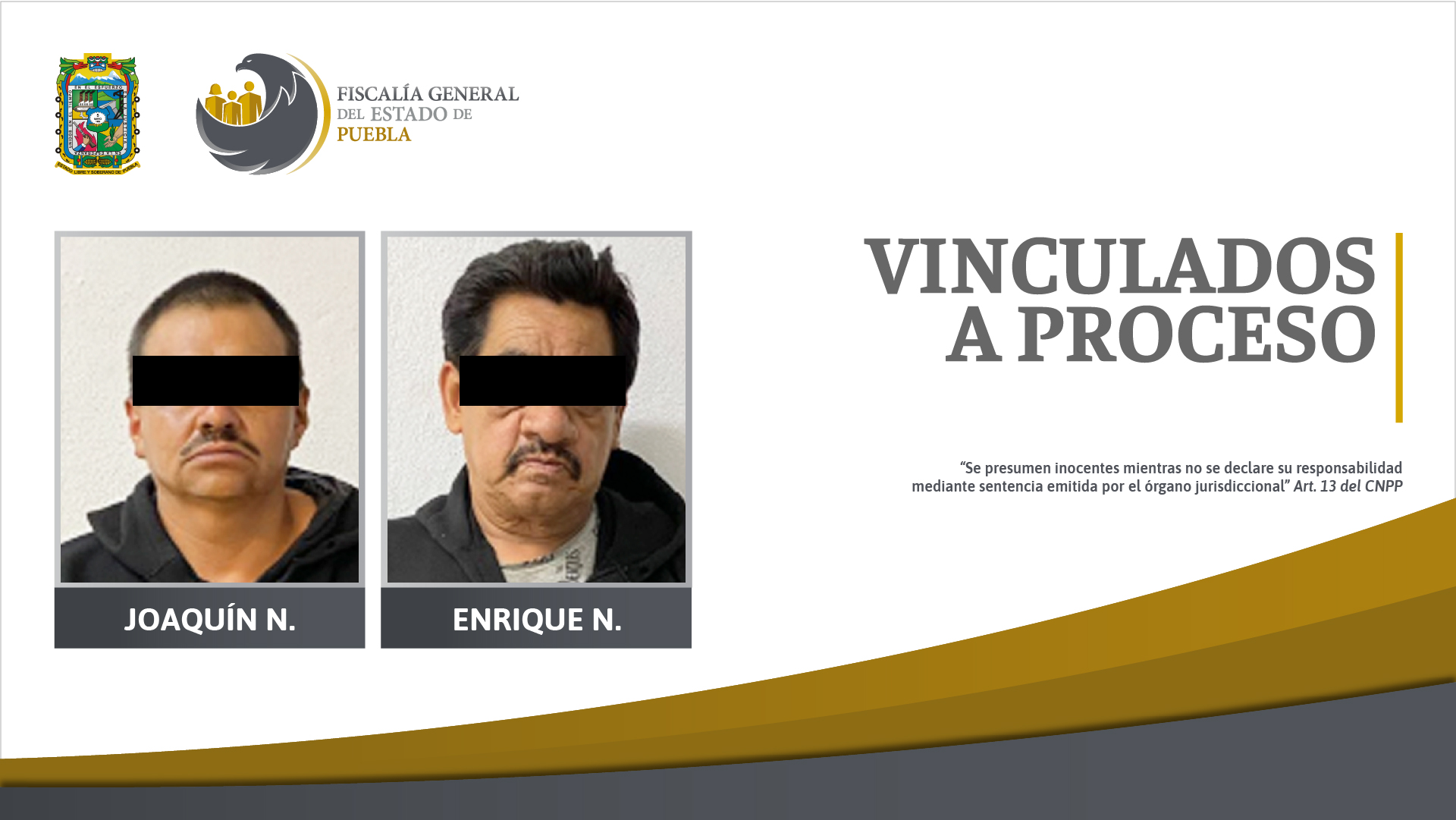 Vinculación a proceso de dos personas por privación ilegal de la libertad