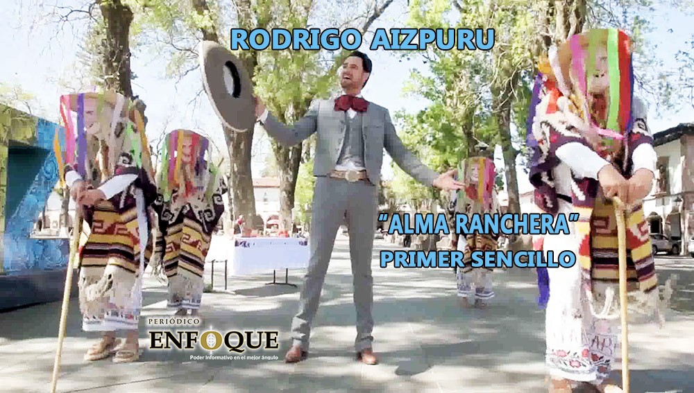 Rodrigo Aizpuru, cantante poblano, lanzó su sencillo “Alma Ranchera”, junio de 2021 