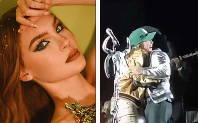 "Es el mejor": Belinda interrumpe a Nodal en pleno concierto.