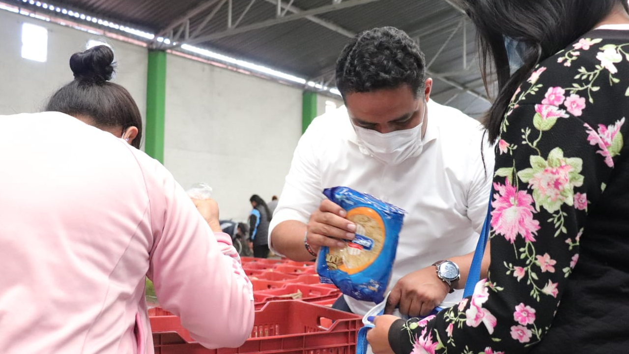 La Secretaría de Bienestar de San Andrés Cholula continua con su programa social “Valores a tu Mesa”