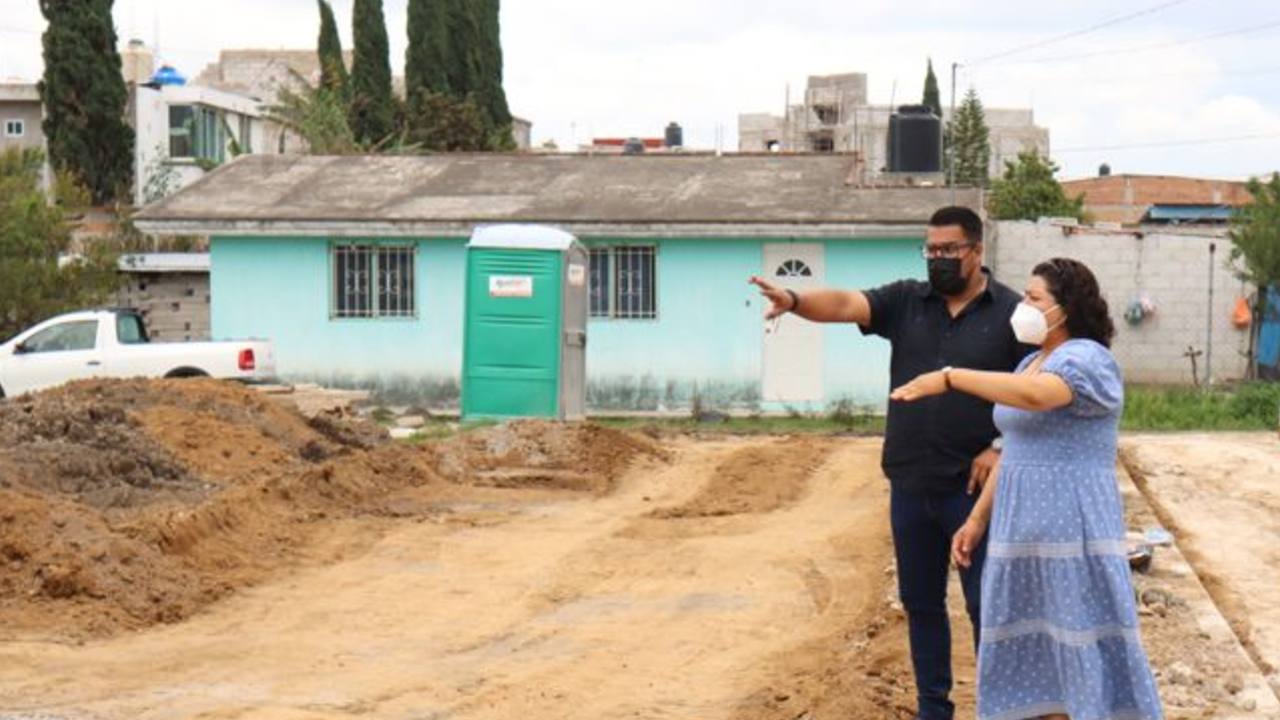 Dirigencia de San Andrés Cholula supervisó distintas obras que efectúa el ayuntamiento 