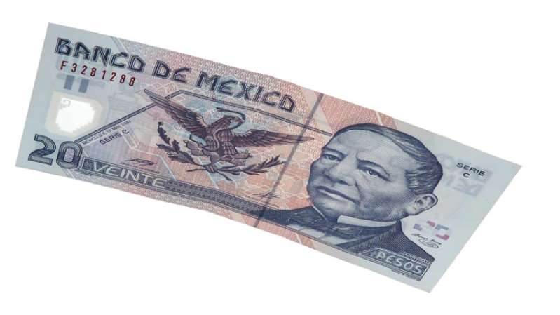 Hasta en 70 mil, ofertan billete de 20 pesos de 1998; estaba hecho de papel algodón