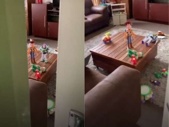 ¡Como en Toy Story! Juguetes se mueven solos (Video)