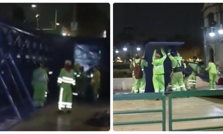 CDMX blinda con vallas edificios y monumentos a 5 días de la marcha del 8M