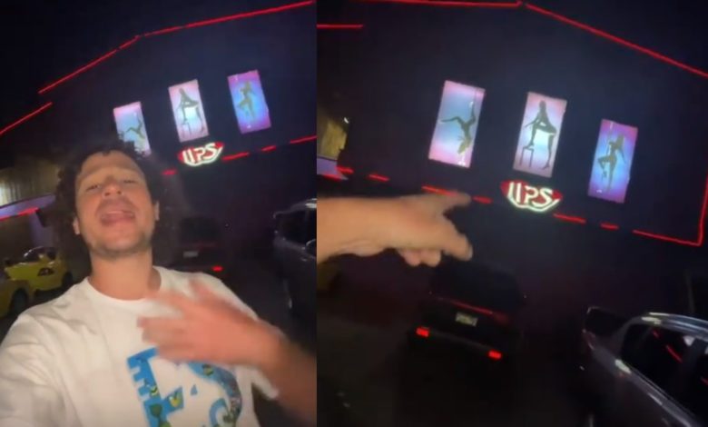 Ya le gustó la polémica: Luisito Comunica causa revuelo por visitar un club erótico para caballeros