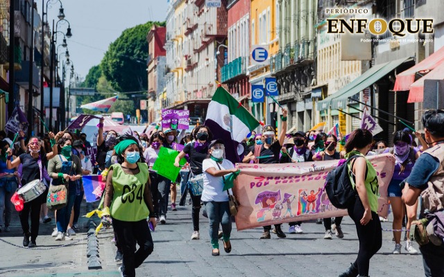 Queda bajo responsabilidad del Ayuntamiento de Puebla lo que ocurra en marcha del 8M: Barbosa