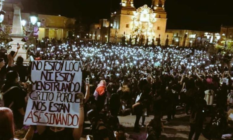 Piden liberación de mujeres encarceladas en Aguascalientes durante protestas del #8M