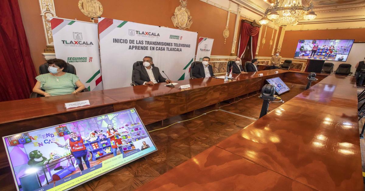 Marco Mena encabeza inicio de transmisiones de “Aprende En Casa Tlaxcala”