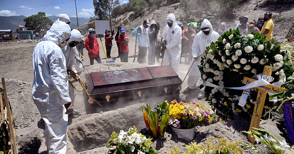 México acumula 197,219 muertos por covid19; hubo 613 en 24 hrs.