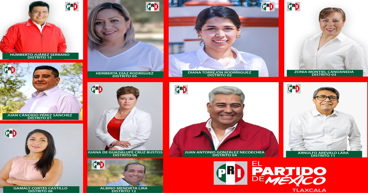 Registra PRI Tlaxcala a candidatos a diputados locales ante el ITE