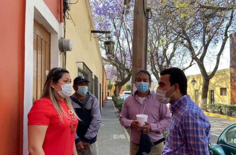 Muestra la alcaldesa de Tlaxcala su interés por el medio ambiente y la flora del Municipio