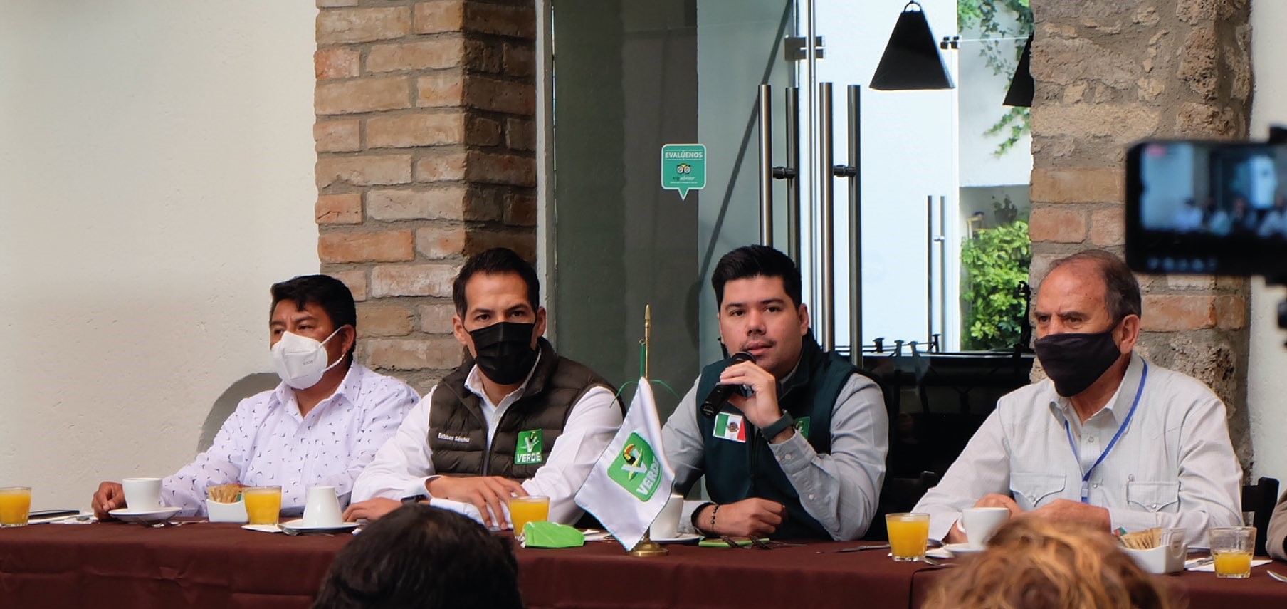 Jimmy Natale cabecilla del Partido Verde de Puebla dice que su movimiento le tendrá las puertas abiertas a casi cualquier ciudadano, a pesar de que estos provengan de otros partidos.