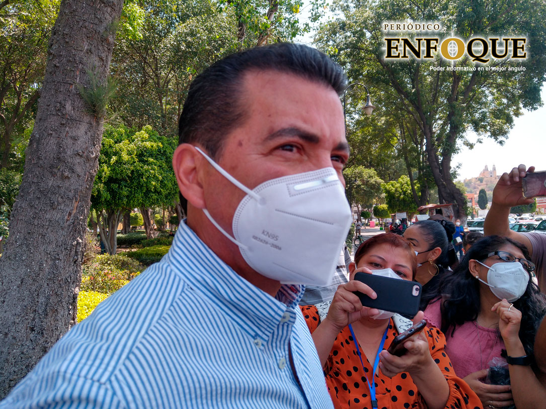 Acepta Arriaga nombramiento de Julio Lorenzini como candidato de Morena a la alcaldía en Cholula