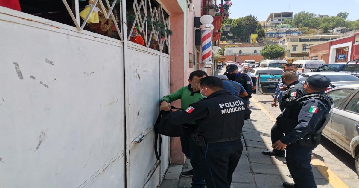 Detiene policía capitalina tlaxcalteca presuntos delincuentes en la ciudad