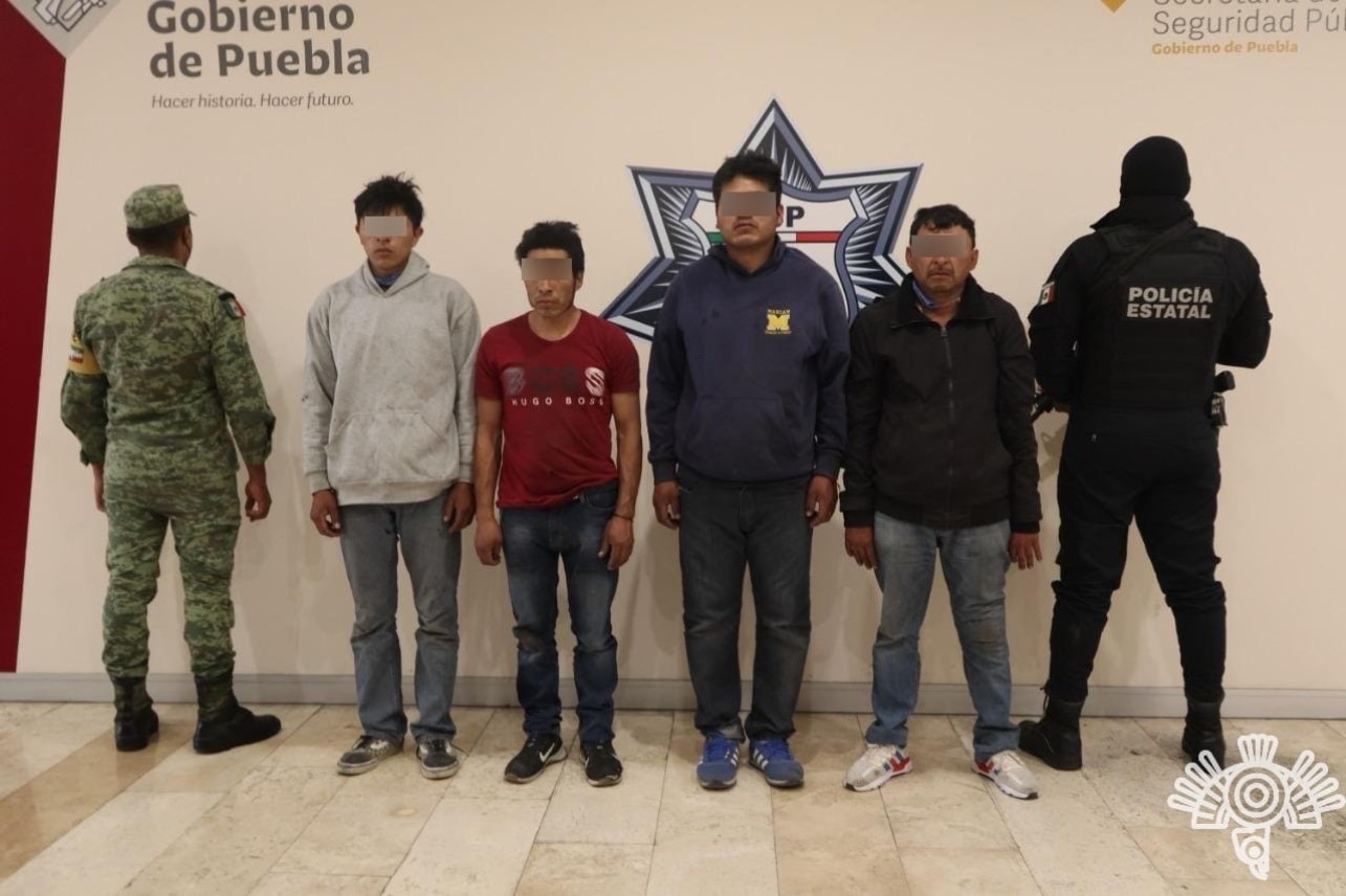 Desarticulan banda delictiva que operaba en Acajete, Amozoc y Tepeaca