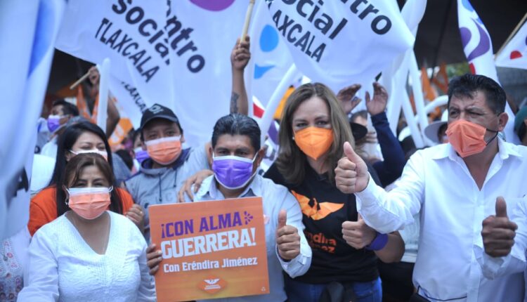 Suma fuerza Eréndira Jiménez en San Pablo del Monte 