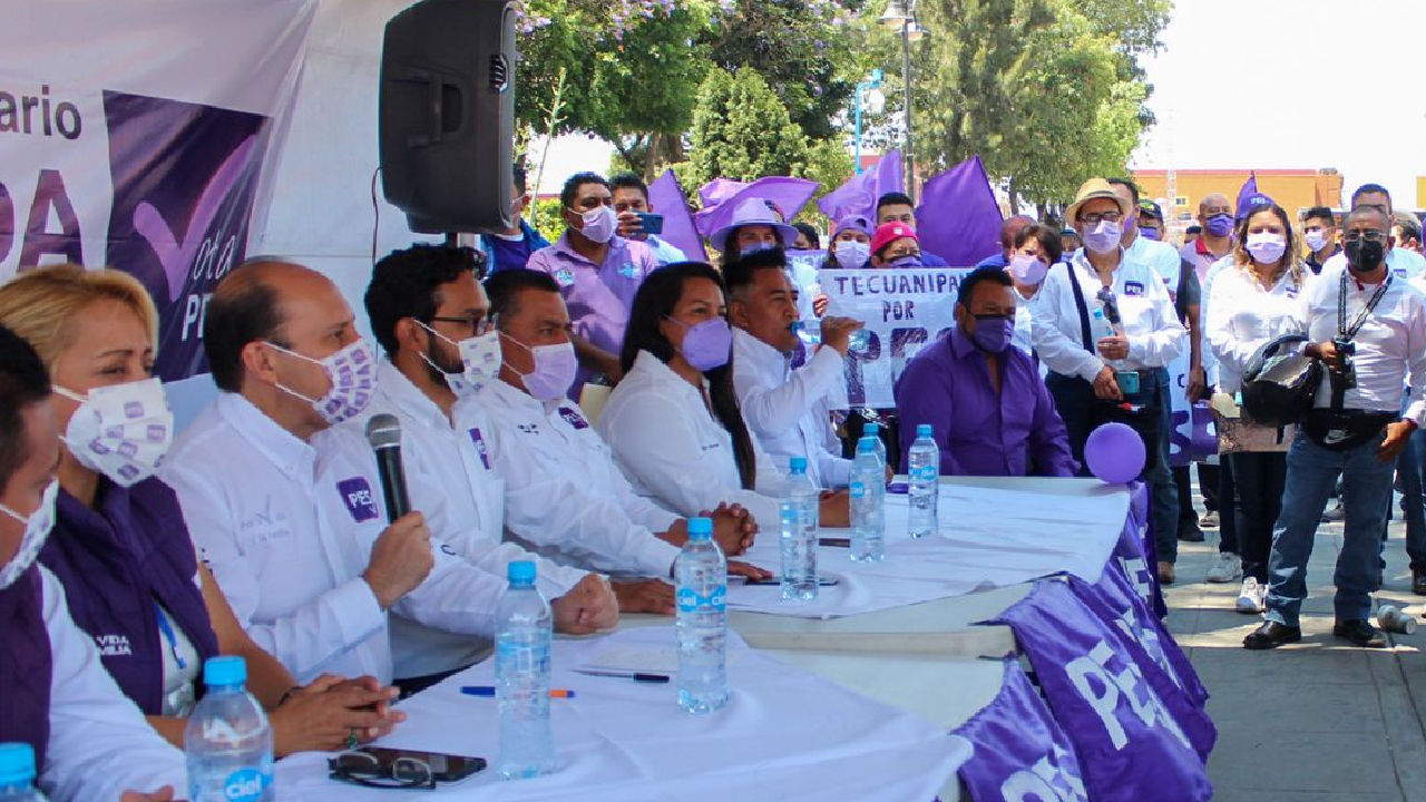 Adán Xicale da inicio a su campaña electoral por la Alcaldía de San Andrés Cholula 